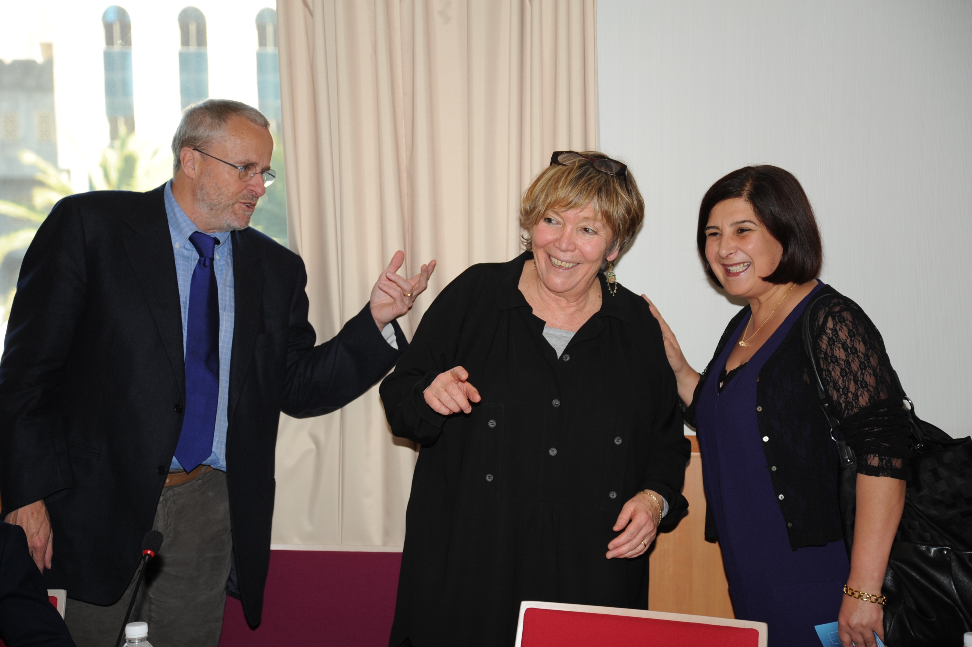 Avec Daniel Soil et Fatiha Saidi à Tunis
